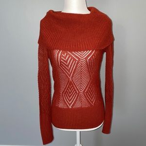 🍀 LUCKY BRAND cowl sweater size XS